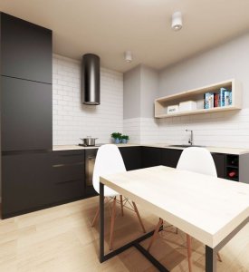 Okap Focus Okap wyspowy przyścienny Focus Osaka black OUTLET 9