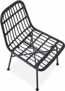 Elior Rattanowe krzesło tarasowe Afrodyta - popielate 4