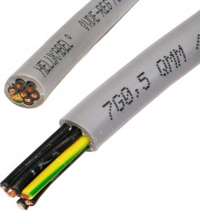 HELUKABEL Przewód sterowniczy JZ-500 7G0,5 300/500V 10009 1