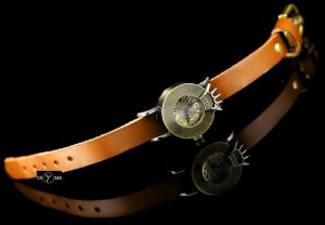 Zegarek ZEGAREK DAMSKI TAYMA - RETRO PUNK 28 - camel (zx585e) 4