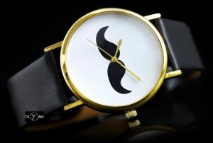 Zegarek ZEGAREK DAMSKI MUSTACHE - WĄSY - asox (zx548) 2