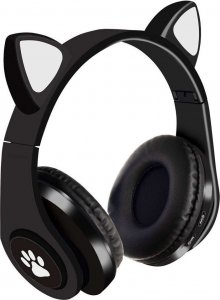 Słuchawki Alogy LED RGB z uszami kota 4