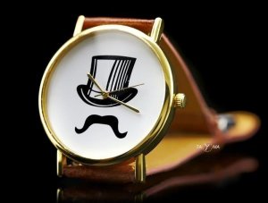 Zegarek ZEGAREK DAMSKI CYLINDER, WĄSY - asox (zx580a) 6