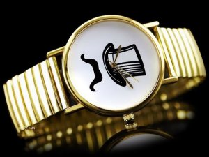 Zegarek ZEGAREK DAMSKI CYLINDER, WĄSY - asox (zx580c) 2