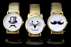 Zegarek ZEGAREK DAMSKI CYLINDER, WĄSY - asox (zx580c) 8