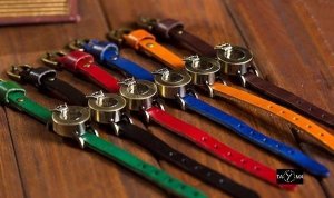 Zegarek ZEGAREK DAMSKI TAYMA - RETRO PUNK 28 - czerwony (zx585a) 8