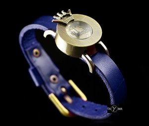 Zegarek ZEGAREK DAMSKI TAYMA - RETRO PUNK 28 - niebieski (zx585c) 3