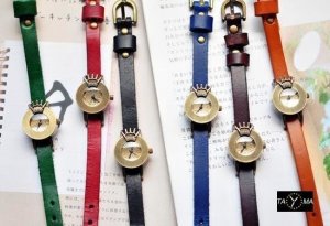 Zegarek ZEGAREK DAMSKI TAYMA - RETRO PUNK 28 - niebieski (zx585c) 8