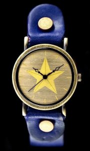 Zegarek ZEGAREK DAMSKI TAYMA - RETRO PUNK 27 -niebieski (zx583d) 1