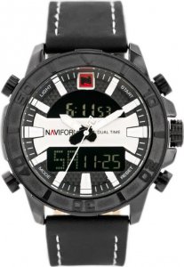 Zegarek ZEGAREK MĘSKI NAVIFORCE - NF9114 (zn046a) - black/silver 1