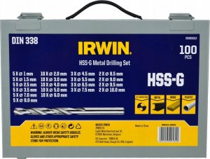 Wiertło Irwin IRWIN WIERTŁA DO METAL ZESTAW 100SZT. 1