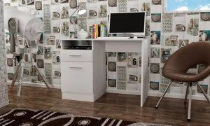 Biurko Elior Białe biurko do pokoju dziecięcego - Dinero 3