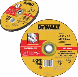 Dewalt Tarcza do cięcia stali 230mm x 6.0mm (DW DT43919) 4