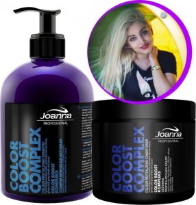 Joanna Joanna Color Boost szampon z odżywką do zachowania chłodnego blondu 2x500ml 4