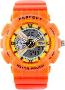 Zegarek ZEGAREK MĘSKI PERFECT SHOCK (zp219f) - orange 1