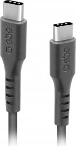 Kabel USB SBS Mobile USB-C - USB-C 3 m Czarny (TECABLETCC3M) 1