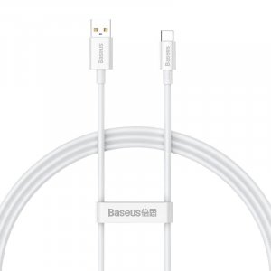 Kabel USB Baseus USB-A - USB-C 2 m Biały (CAYS001402) 1