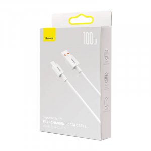 Kabel USB Baseus USB-A - USB-C 2 m Biały (CAYS001402) 5