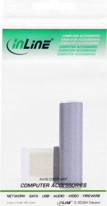 Adapter USB InLine InLine® USB4 Adapter, USB Type-C male/female vertical right/left angled, aluminium, grey 3