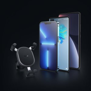 Baseus Baseus grawitacyjny uchwyt samochodowy na telefon na kratkę nawiewu czarny (SUWX000001) 18