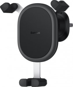 Baseus Baseus grawitacyjny uchwyt samochodowy na telefon na kratkę nawiewu czarny (SUWX000001) 20
