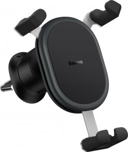Baseus Baseus grawitacyjny uchwyt samochodowy na telefon na kratkę nawiewu czarny (SUWX000001) 21