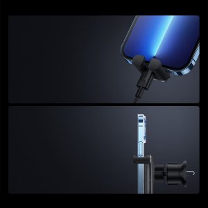 Baseus Baseus grawitacyjny uchwyt samochodowy na telefon na kratkę nawiewu czarny (SUWX000001) 6