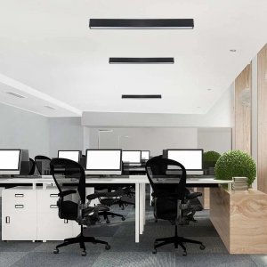 Lampa sufitowa V-TAC Oprawa LED Linear Natynkowa SAMSUNG CHIP 40W Czarna UGR 8