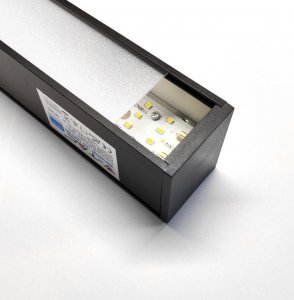 Lampa sufitowa V-TAC Oprawa LED Linear Natynkowa SAMSUNG CHIP 40W Czarna UGR 10