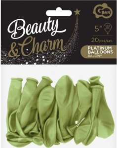 GoDan Balony Beauty&Charm platynowe oliwkowe 20szt 1