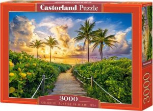 Castorland Puzzle 3000 Colorful Sunrise in Miami, USA 1