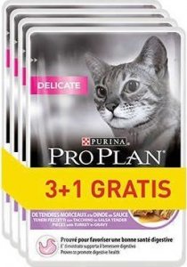 PURINA NESTLE Purina Pro Plan Delicate Indyk 85g 3+1 1