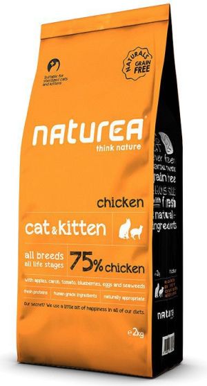 NATUREA 2kg CAT&KITTEN KURCZAK 1