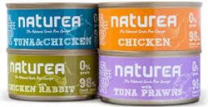 NATUREA Bezzbożowa karma dla kotów i kociąt 80g puszka Kurczak i tuńczyk 2