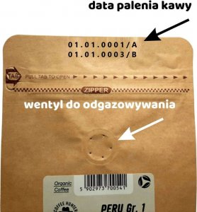 Kawa ziarnista Coffee Hunter PERU GR.1 1 kg 4