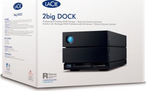 Dysk zewnętrzny HDD LaCie 2big Dock 20TB Czarny (STLG20000400) 2