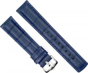 Hirsch Niebieski pasek skórzany 20 mm Grand Duke 02528080-2-20 (L) 2