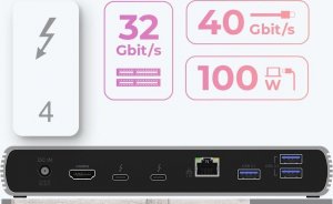 Stacja/replikator Icy Box Thunderbolt 4 (IB-DK8801-TB4) 4