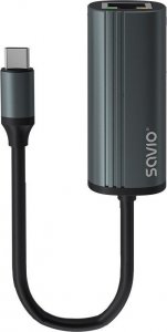 Adapter USB Savio Adapter USB-C 3.1 Gen 1 do RJ-45 Gigabit Ethernet, AK-56 1