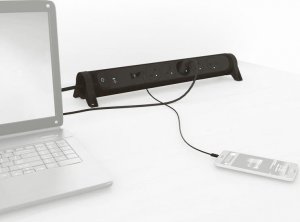 Listwa zasilająca Legrand Przedłużacz 5x2PZ +USB A/C 1,5m czarny 3