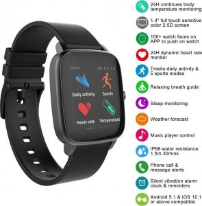 Smartwatch Strand S716USBBVB Czarny 8