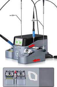 Techrebal PODWÓJNA MOCNA STACJA LUTOWNICZA T210 T115 UCHWYT 8