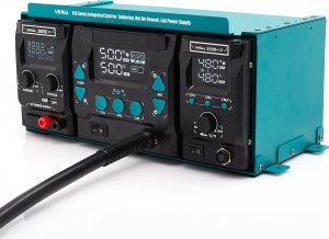 Techrebal PROFESJONALNY ZESTAW STACJA HOT-AIR ZASILACZ 3W1 2