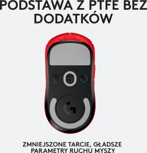 Mysz Logitech G Pro X Superlight Red  (910-006784) 6