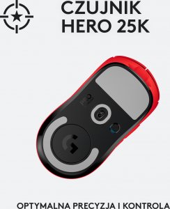 Mysz Logitech G Pro X Superlight Red  (910-006784) 5