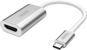 Adapter USB Unitek USB-C - HDMI Srebrny  (Y-6316) 1