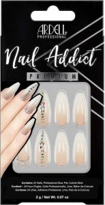 Ardell Sztuczne paznokcie Ardell Nail Addict Nude Light Crystal (24 pcs) 1