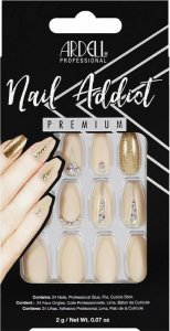 Ardell Sztuczne paznokcie Ardell Nail Addict Nude Jeweled (24 pcs) 1