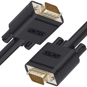 Kabel Unitek D-Sub (VGA) - D-Sub (VGA) 1m czarny (Y-C511G) 1