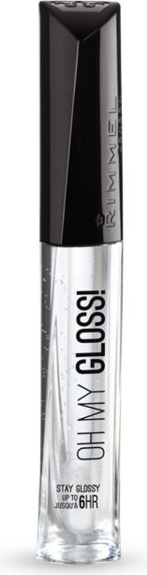Rimmel  Oh My Gloss! Lip Gloss Błyszczyk z olejkiem arganowym 6.5ml #800 Crystal Clear 1